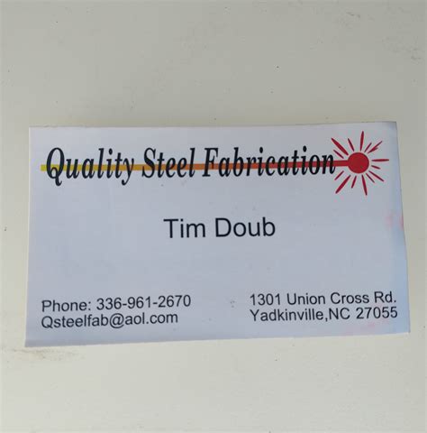 metal fabrication yadkinville nc duvalfab.pro|QUALITY STEEL FABRICATION, INC. in Yadkinville, NC.